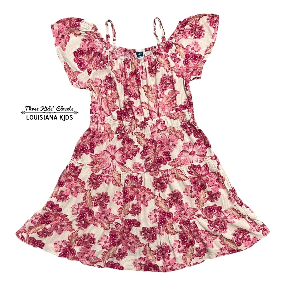 Old Navy XL (14-16) Pink Floral Dress